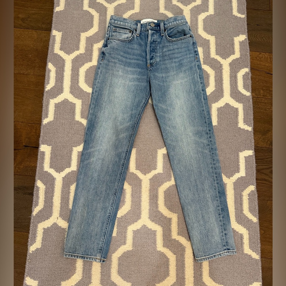 Denim Forum The Yoko High-Rise Slim Jeans Light Blue